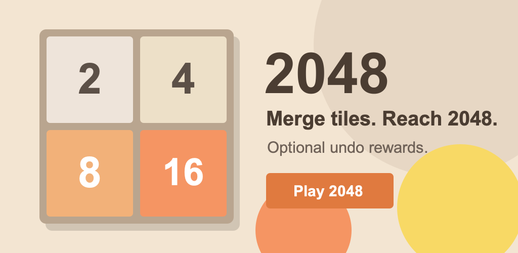 2048 merge puzzle feature preview